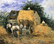 Camille Pissarro Yun-hay carriage oil painting artist